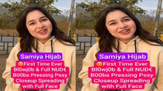 Masa49 Pakistani sex mms Samiya Hijab Pakistani First Time Ever Blowjob & Full Nude