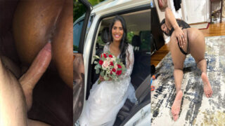 Indian Porn Video Sexy Babe Sucking Big White Guys cock Fucked mms