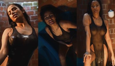 masafun Poonam Pandey Black Wet Dress Onlyfans PPV mms