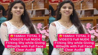 Exclusive Desi MMS Beautiful South Girl Full Nude First Time Fucking seal break feeling Shy while Giving Blowjob