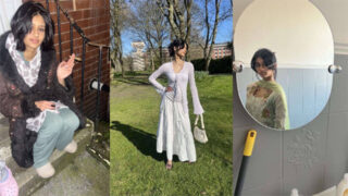 leaked XXX Porn mms Hot Babe Blowing Foreign Bf & Getting Her Ass Grabbed in doggy style