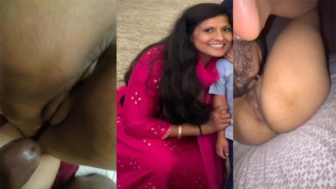 Indian Porn XXX Horny Amateur Bad Milf Mommy Dominating Sex with Son Friend