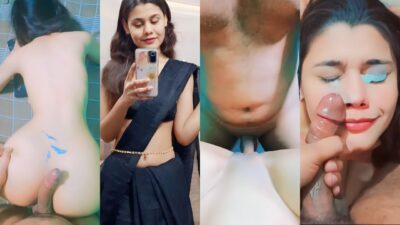 Desi Porn MMS Cute Horny Randi GF Ass Fucking and Cum on Face