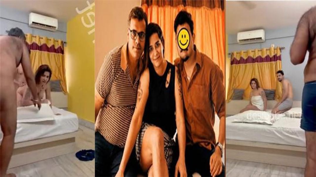 Desi Rich Mom & Dad With Son Young Teacher Threesome Ass and Pussy Fucking New MMS