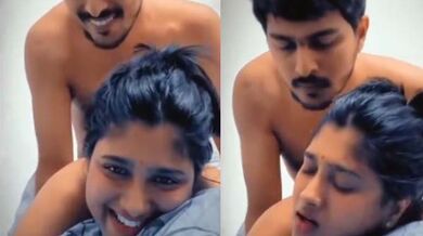 Cute smile karti bhabhi ki doggy style chut aur gaand chudai lover ke saath viral mms