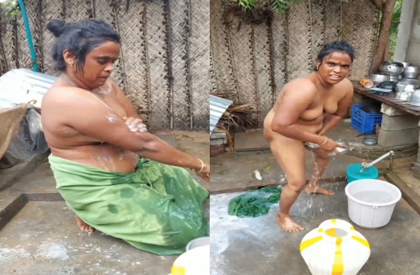 Tamil Mallu Village Aunty Nude Bathing XXX Uncensored Version