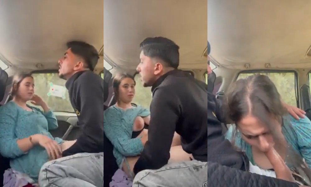 Kashmiri muslim girl boobs sucking & blowjob in car viral desi sex mms