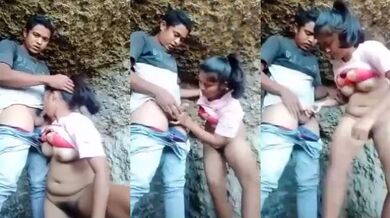 Goa public beach me desi nangi ladki ne chusa lover ka lund outdoor sex MMS