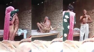 75 Years Old Desi Sasur ne Randi Bahu ki Chut Chodi Viral Desi Family MMS